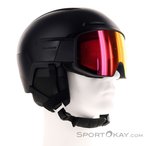 Salomon Driver Prime Sigma Plus Skihelm mit Visier-Schwarz-S