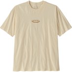 Patagonia 95 Oval Logo Oversized  Damen  T-Shirts beige Größe L Lifestyle  Hau