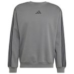 adidas - Essentials 3-Stripes Fleece Sweatshirt - Pullover Gr S grau