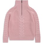 Bergans Milde Knitted Wool Half Zip  Damen  Pullover faded pink Größe XS Lifes