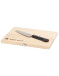 Snow Peak - Set zum Ausschneiden - Chopping Board Set Medium  aus Holz - Beige