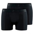 Craft - Core Dry Boxer 3-Inch 2-Pack - Kunstfaserunterwäsche Gr S schwarz