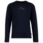 Stoic - Kid's Merino155 LaholmSt. Print L/S - Merinoshirt Gr 116 blau