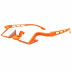 YY Vertical Plasfun EVO Sicherungsbrille Unisex ( Orange one size Größe,)