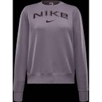 NIKE Damen Shirt W NSW PHNX FLC STD LOGO CREW, Größe XL in Lila