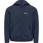 Jack Wolfskin Fourwinds  Kinder  Softshelljacke blau Größe 128 Camping  Isolie