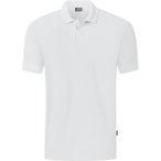 JAKO Unisex Polo Organic, Größe 5XL in Weiß