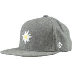 Bavarian Caps Edelweiß Flanell Cap  Basecaps grau Größe ONE SIZE Lifestyle