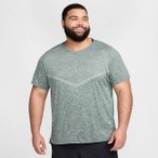NIKE Herren T-Shirt Herren Laufshirt Dri-FIT Rise 365, Größe XL in Grün
