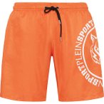 PLEIN SPORT Badehose CARBON TIGER, Größe S in Orange