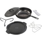 GSI Guidecast 10 inch Cookset - Gusseisen-Kochset uni