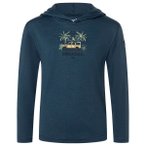 super.natural - Kid's Tropicar Light Hoodie - Hoodie Gr 140 blau