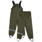 Mikk-Line - Kid's PU Rain Pant - Regenhose Gr 104 oliv
