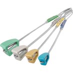 DMM Halfnut Set 8-11 Klemmkeile  Klemmkeile weiss Größe ONE SIZE Alpinklettern