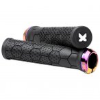 Sixpack Racing - Z-Trix AL - Fahrradgriffe Gr Ø 28 mm grau/schwarz