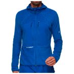 Mammut - Eiger Nordwand Pro Midlayer Air Hooded Jacket - Fleecejacke Gr XL blau