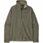 Patagonia Women's Better Sweater 1/4 Zip Fleecepullover, L, river rock green