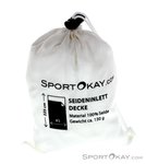 SportOkay.com Camping Decke Seideninlett-Weiss-One Size