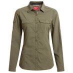 Craghoppers - Women's Nosilife Adventure Langarm Bluse III - Bluse Gr 48 oliv