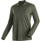 MAIER SPORTS Herren Polo Ulrich L/S He-Polo 1/1 Arm, Größe M in Grün
