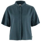 Fjällräven - Women's Övik Hemp Camp Shirt S/S - Hemd Gr XS blau
