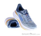 Hoka Bondi 9 Herren Laufschuhe-Hell-Blau-8