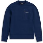 Bergans Midtli Midlayer  Kinder  Pullover blau Größe 128 Lifestyle  Widerstand