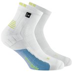 Rohner Run Pro Quarter   Laufsocken weiss Größe 36  Laufen | Trailrunning  Ela