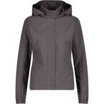CMP Zip   Damen  Regenjacke grau Größe L Lifestyle  Wasserabweisend Wasserabwe