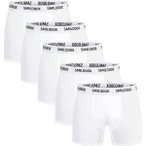 SMILODOX Boxershorts 5er Pack Larry, Größe S in Weiß