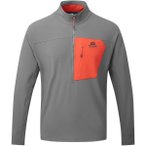 Mountain Equipment Herren Arrow 1/4 Zip Longsleeve (Größe M, grau)