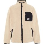 CHIEMSEE Fleecejacke mit Stehkragen, Größe 2XL in Beige