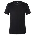 super.natural - Sierra 140 V Neck - T-Shirt Gr S schwarz