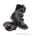 Lowa Milo Evo GTX HI JR Kinder Winterschuhe Gore-Tex-Blau-36