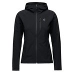 Black Diamond - Women's Coefficient Storm Full Zip Hoody - Fleecejacke Gr L schw