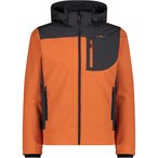 CMP Zip  Softshell  Herren  Softshelljacke orange Größe 4XL Trekking  Wasserab