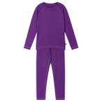 Reima - Kid's Thermal Base Layer Set Lampo - Kunstfaserunterwäsche Gr 80 lila
