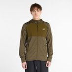 New Balance Heat Grid Hooded Full Zip Herren Laufjacke ( Dunkelbraun XL)