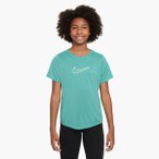 NIKE Kinder Unterjacken lg.Arm Ki G NK DF ONE STD SS TOP HBR, Größe XL in Blau