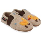 Haflinger - Kid's Everest Quak Quak - Hüttenschuhe 30 beige