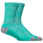 Asics - Fujitrail Graphic Crew Sock - Laufsocken 39-42 türkis