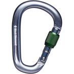 Black Diamond Pearlock Screwgate Schraubkarabiner, gray
