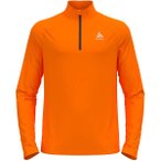 ODLO Herren Midlayer 1/2 zip ESSENTIAL CER, Größe S in Orange