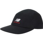 New Balance 5 Panel Camper Stacked Cap Unisex ( Schwarz one size Größe,)