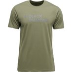 Black Diamond Mini Stacked  Herren  T-Shirts gruen Größe XL Lifestyle  Hautfre