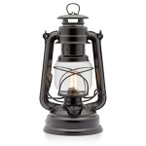 Feuerhand - LED Laterne Baby Special 276 - Kerzenlaterne grau