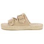 Espadrij - Women's Claquette Linen - Sandalen 38 beige