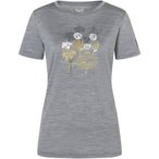 Super.Natural Orchid Bio J  Damen  T-Shirts grau Größe S Trekking  Hautfreundl