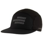 Compressport - 5 Panel Cap - Night Running Squad - Cap Gr One Size schwarz