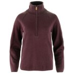 Fjällräven - Women's Övik Lite Half Zip - Wollpullover Gr XL braun